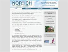 Tablet Screenshot of norwichinsurance.com